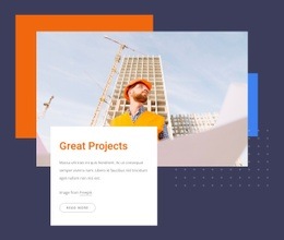 Nové Stavební Projekty - HTML5 Website Builder