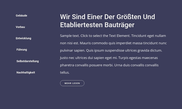 Das Bau- und Konstruktionsunternehmen WordPress-Theme