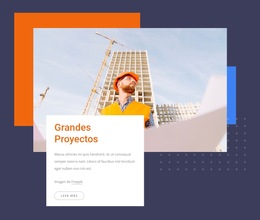 Nuevos Proyectos De Construcción. - Plantilla De Diseño De Sitio Web