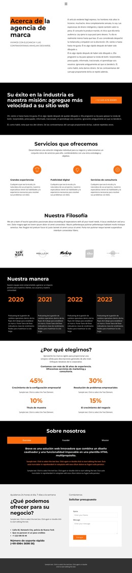 Preguntas frecuentes y formulario - Plantilla de sitio web por Nicepage