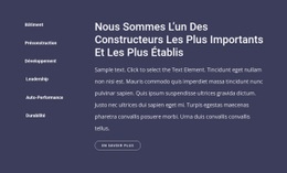 L'Entreprise Du Bâtiment Et De La Construction - HTML Page Maker