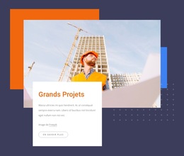 Nouveaux Projets De Construction – Modèle De Conception De Site Web