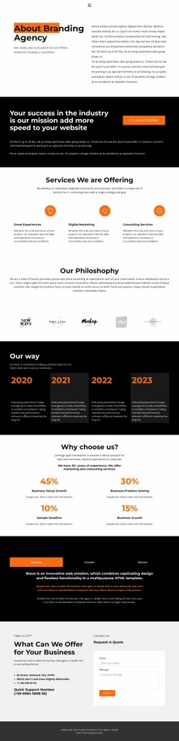 Faq and form - Html Code Example by Nicepage