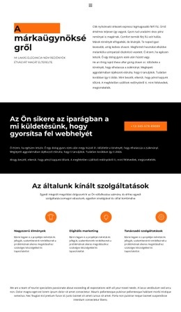 Az Ön Terméke Működés Közben - Webhelysablon