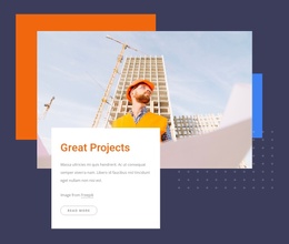 New Building Projects - Free Download Joomla Template