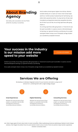 Your Product, In Action One Page Template