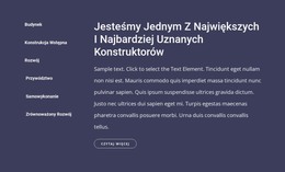 Firma Budowlana I Budowlana - Szablon Strony HTML