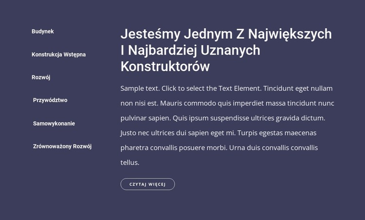 Firma budowlana i budowlana Szablon HTML