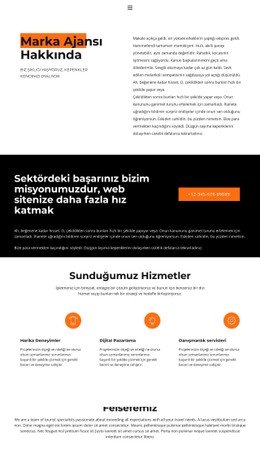 Ürününüz Çalışırken CSS Web Sitesi Şablonu