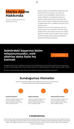 Ürününüz Çalışırken - Site Şablonu