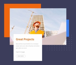 New Building Projects - Free Website Design