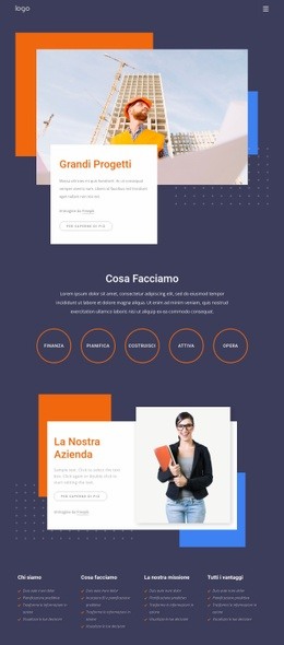 Siamo Specializzati Nella Realizzazione Di Progetti Edilizi Di Grandi Dimensioni Modelli Html5 Responsive Gratuiti