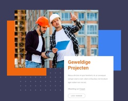 Geweldige Projecten, Geweldige Teams, Geweldige Relaties - Modern WordPress-Thema