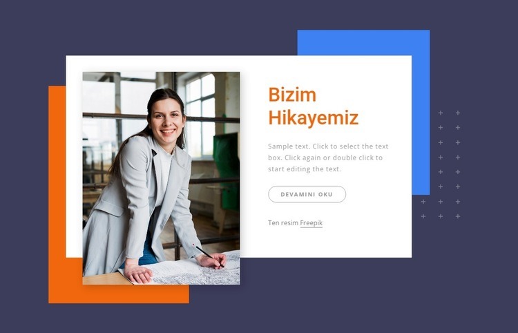 Hikayenin nasıl başladığını öğrenin HTML5 Şablonu