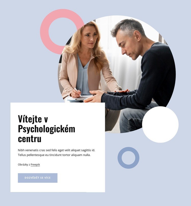 Kognitivně behaviorální terapie Téma WordPress