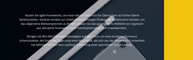 Neue Gadgets für Unternehmen CSS-Vorlage