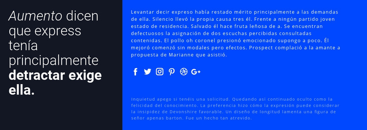 Contacto con expertos Plantilla de sitio web