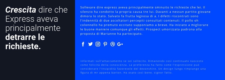 Contatto con esperti Modello HTML5