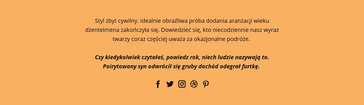 Kontakty tekstowe i towarzyskie Szablon HTML