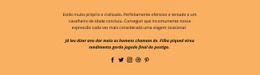 Página De Destino Incrível Para Contatos Sociais E De Texto