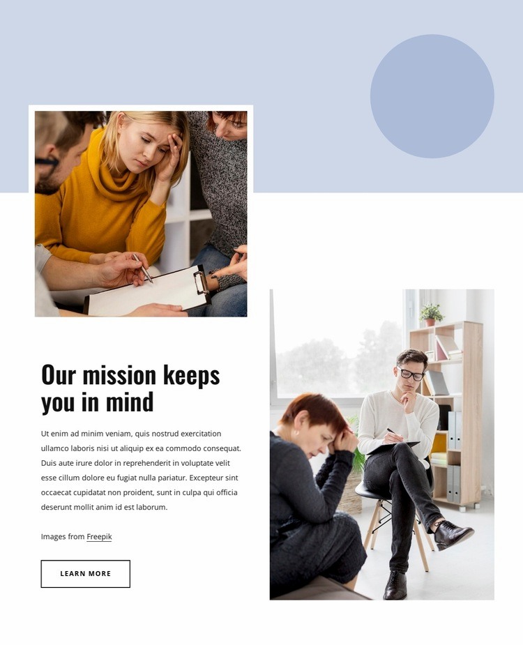 How psychotherapy works Squarespace Template Alternative