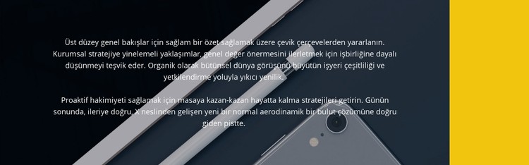 İşletmeler için yeni araçlar CSS Şablonu