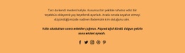 Metin Ve Sosyal Iletişim Için Ücretsiz Web Sitesi Oluşturucu