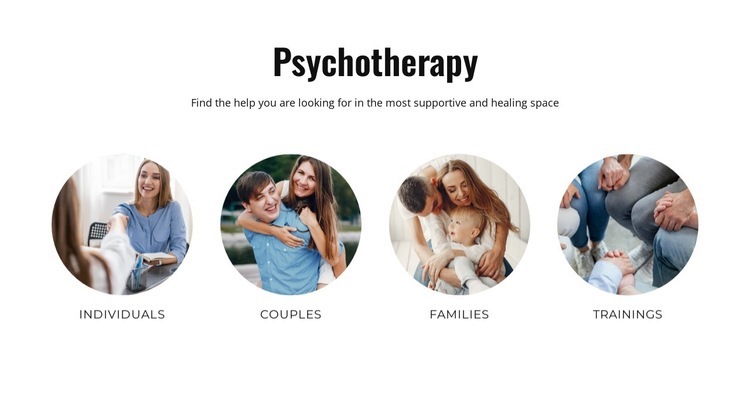 Psychotherapy Homepage Design