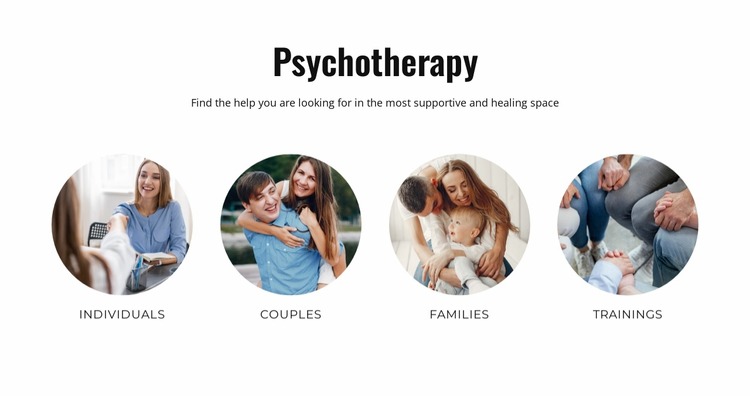 Psychotherapy Html Website Builder