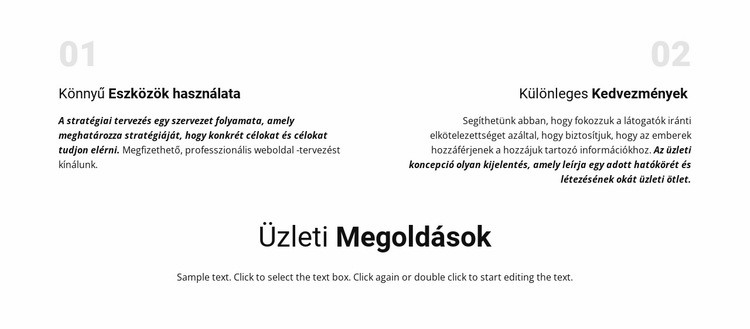 Könnyű és gyors munka HTML Sablon