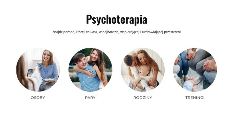 Psychoterapia Projekt strony internetowej