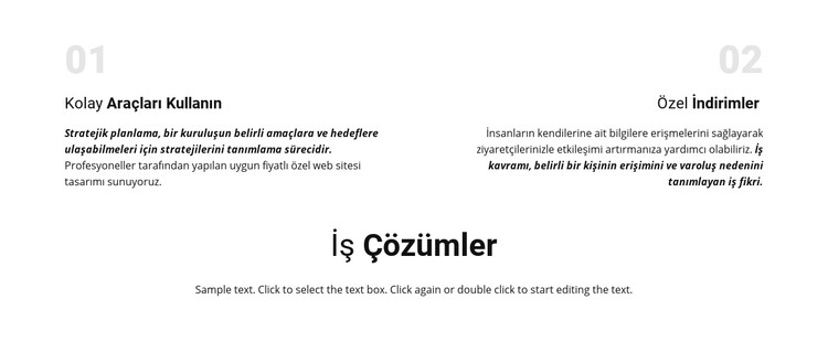 Kolay ve hızlı çalışma CSS Şablonu