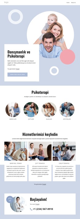 Danışmanlık Ve Psikoterapi - E-Ticaret Web Sitesi