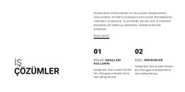 Ortaklık Avantajları - Duyarlı Web Sitesi Şablonları