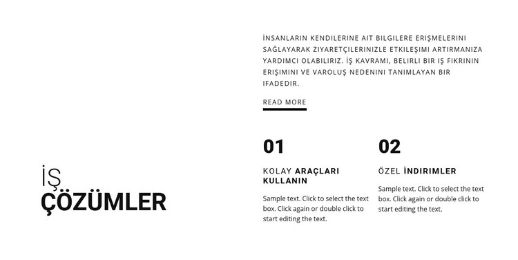 Ortaklık avantajları Web Sitesi Mockup'ı