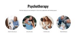 Psychotherapy Web Page Design