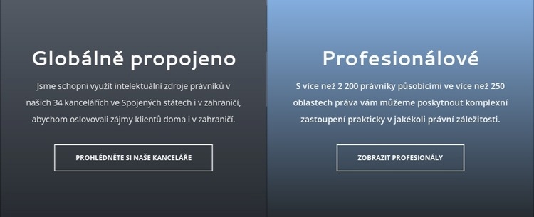 Globálně propojeno Šablona HTML