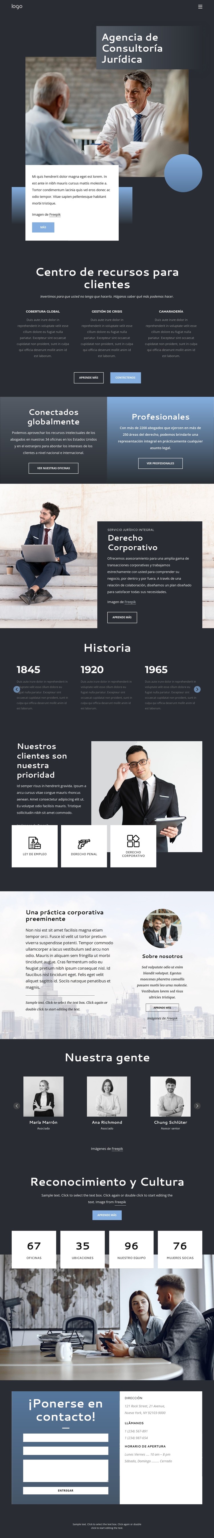 agencia de consultoria legal Plantilla CSS