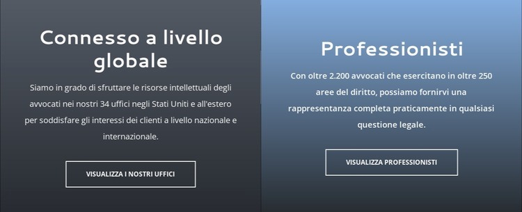 Connesso a livello globale Mockup del sito web