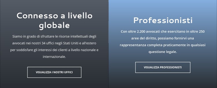 Connesso a livello globale Modello CSS