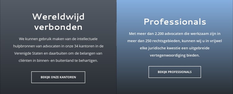 Wereldwijd verbonden CSS-sjabloon