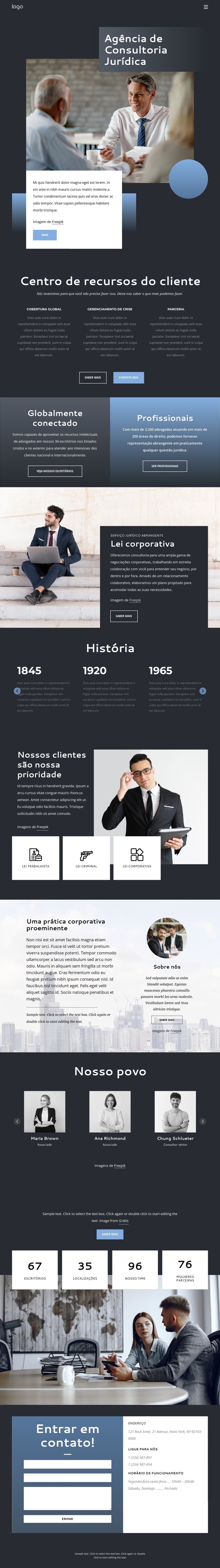 Agência de consultoria jurídica Modelo HTML5