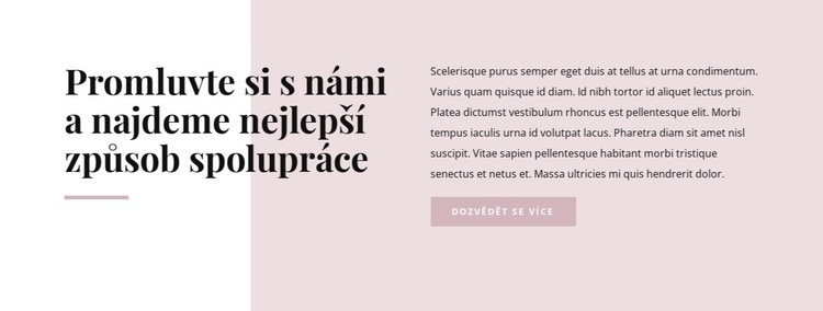 Texty na tvaru Šablona HTML