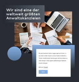 Eine Internationale Anwaltskanzlei Mit Umfassendem Serviceangebot E-Commerce-Website