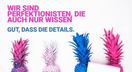 Gut Und Nur Details – Professionelle Website-Vorlage
