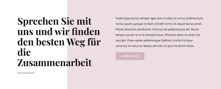 Texte zur Form HTML-Vorlage