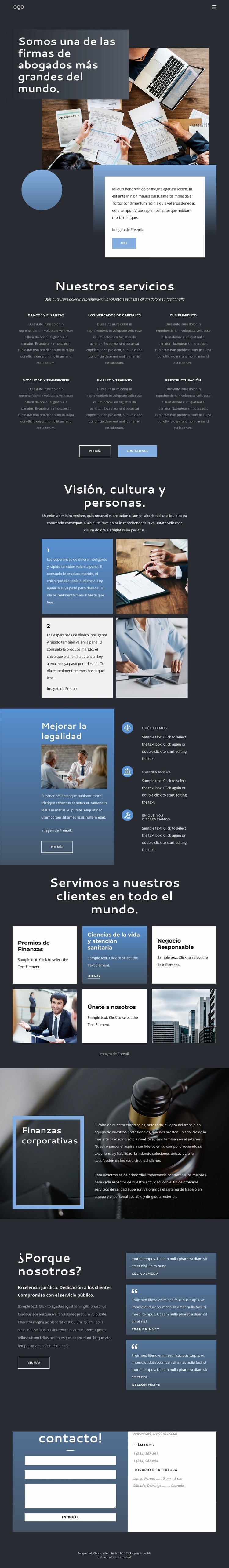 Somos una firma de abogados de élite Plantillas de creación de sitios web