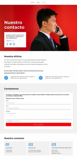 Ser El Primer Grupo - Plantilla Responsiva De Una Página