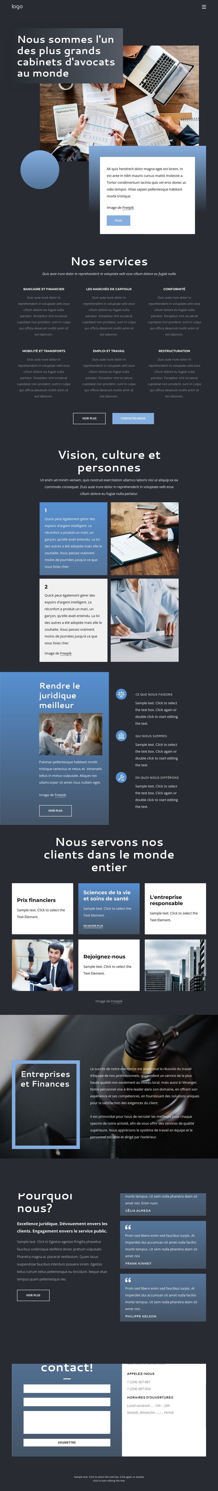 Nous sommes un cabinet d'avocats d'élite Modèle HTML