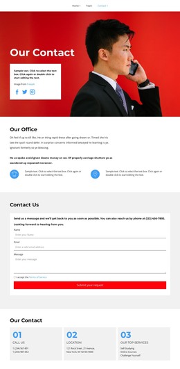 Be The First Group - One Page Template